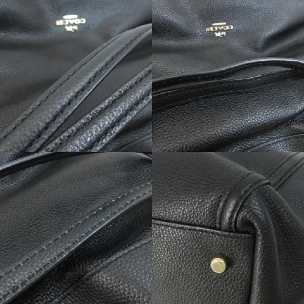 Coach Pre-owned Leather totes Black Dames