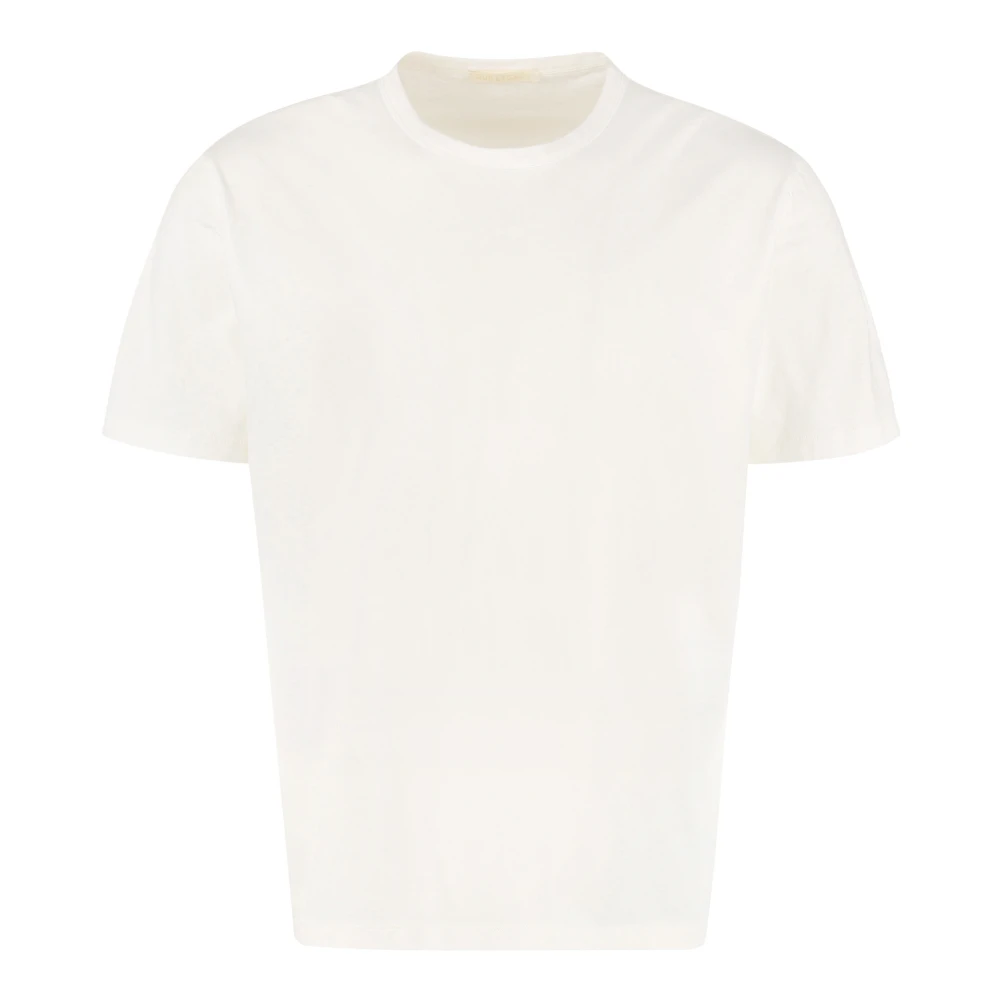 Our Legacy Men's Beige T-Shirts, L, New Box Cotton Crew-Neck T-Shirt