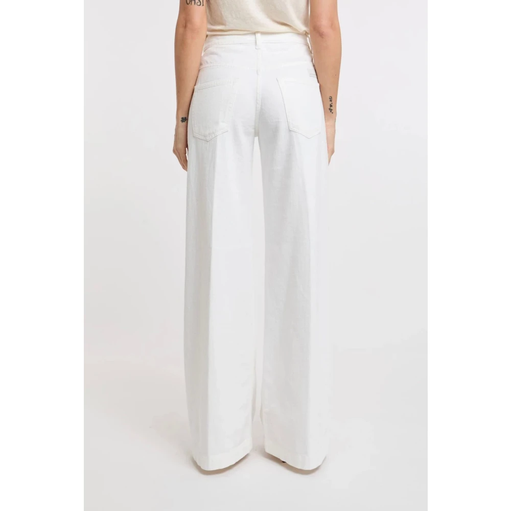 Nine In The Morning Ochtendstijl Denim Jeans Beige Dames