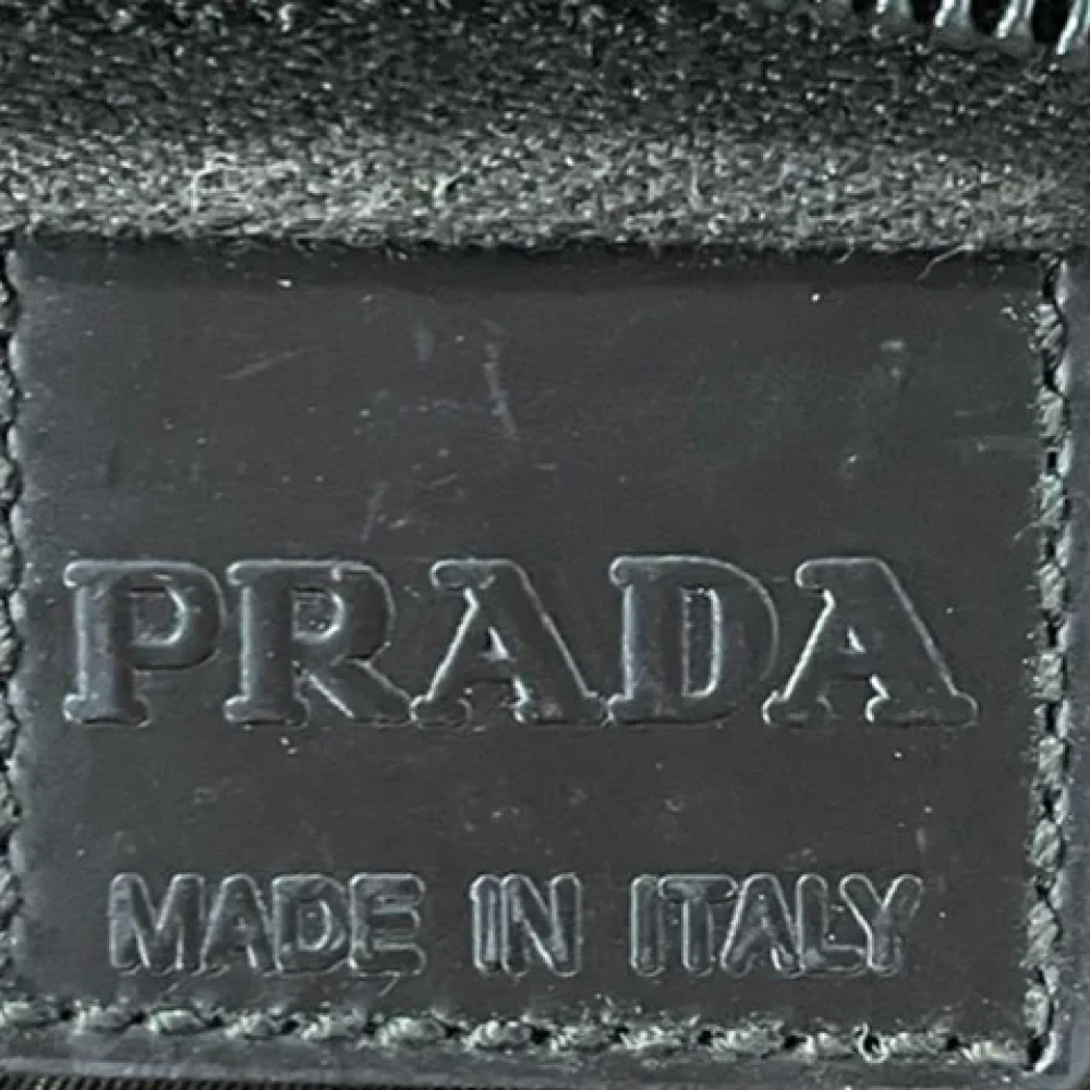 Prada Vintage Pre-owned Nylon clutches Green Dames