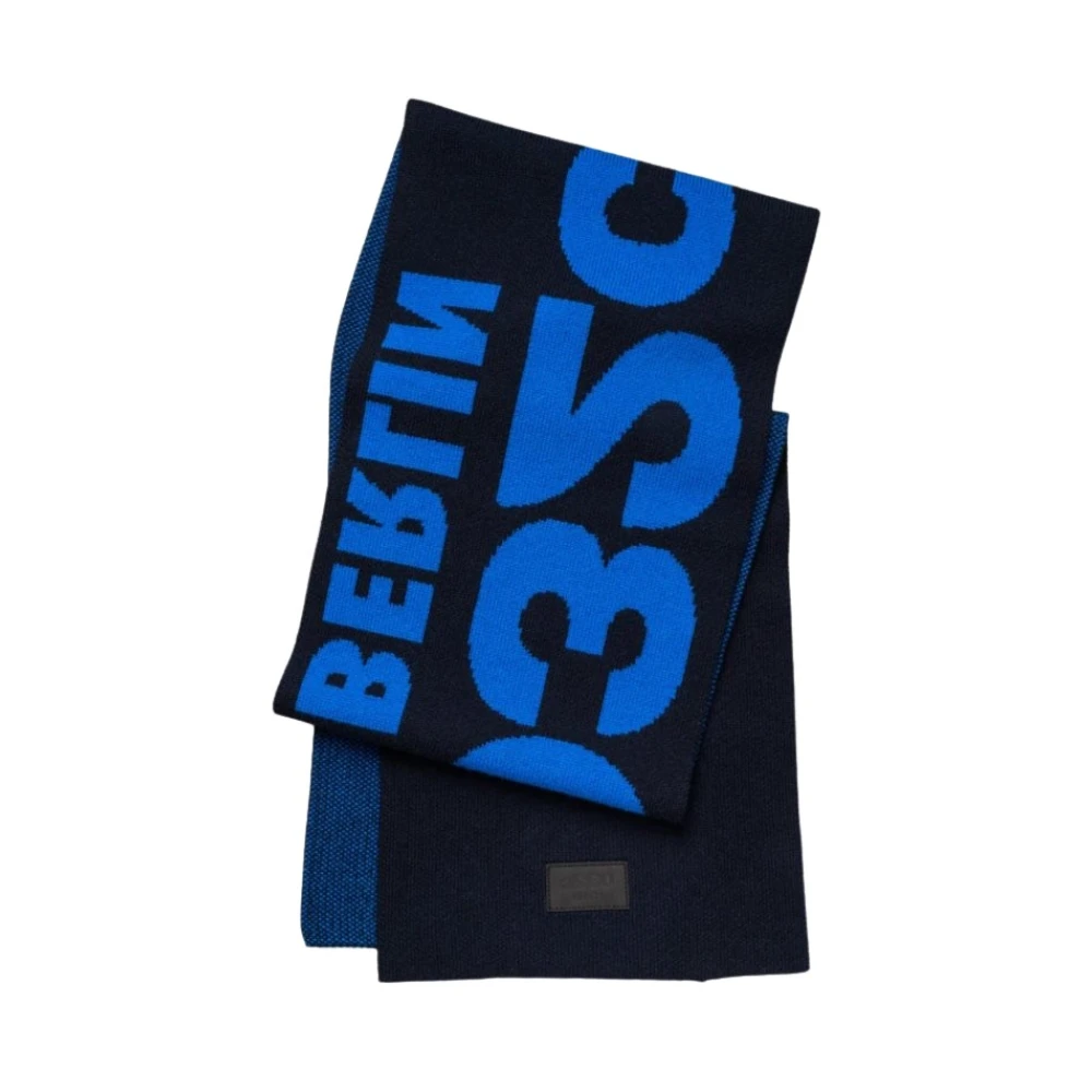 032c Blauwe Selfie Sjaal Blue Heren