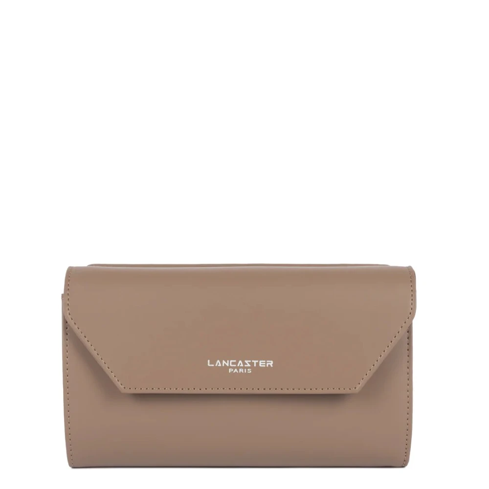 Lancaster Beige Clutches, Female, One Size, Compagnon Dos À Dos Smooth 137-04