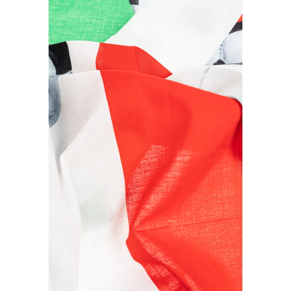 Moschino Katoenen sjaal met print Multicolor Unisex