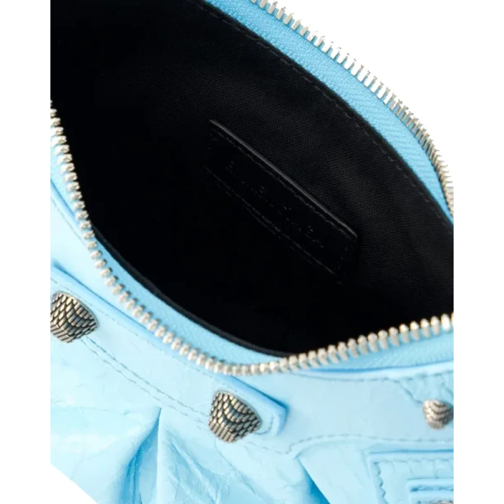 Balenciaga Leather crossbody-bags Blue Dames