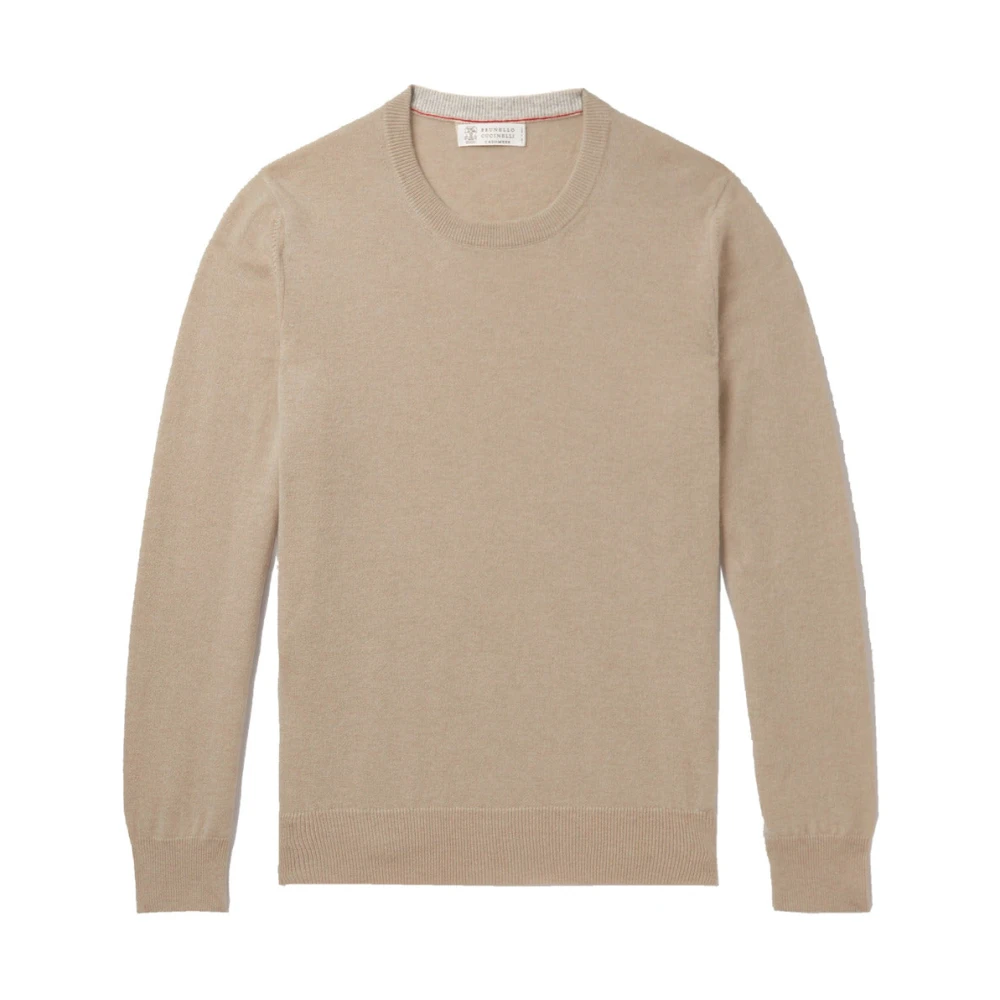 BRUNELLO CUCINELLI Kleding Shirts Beige Heren