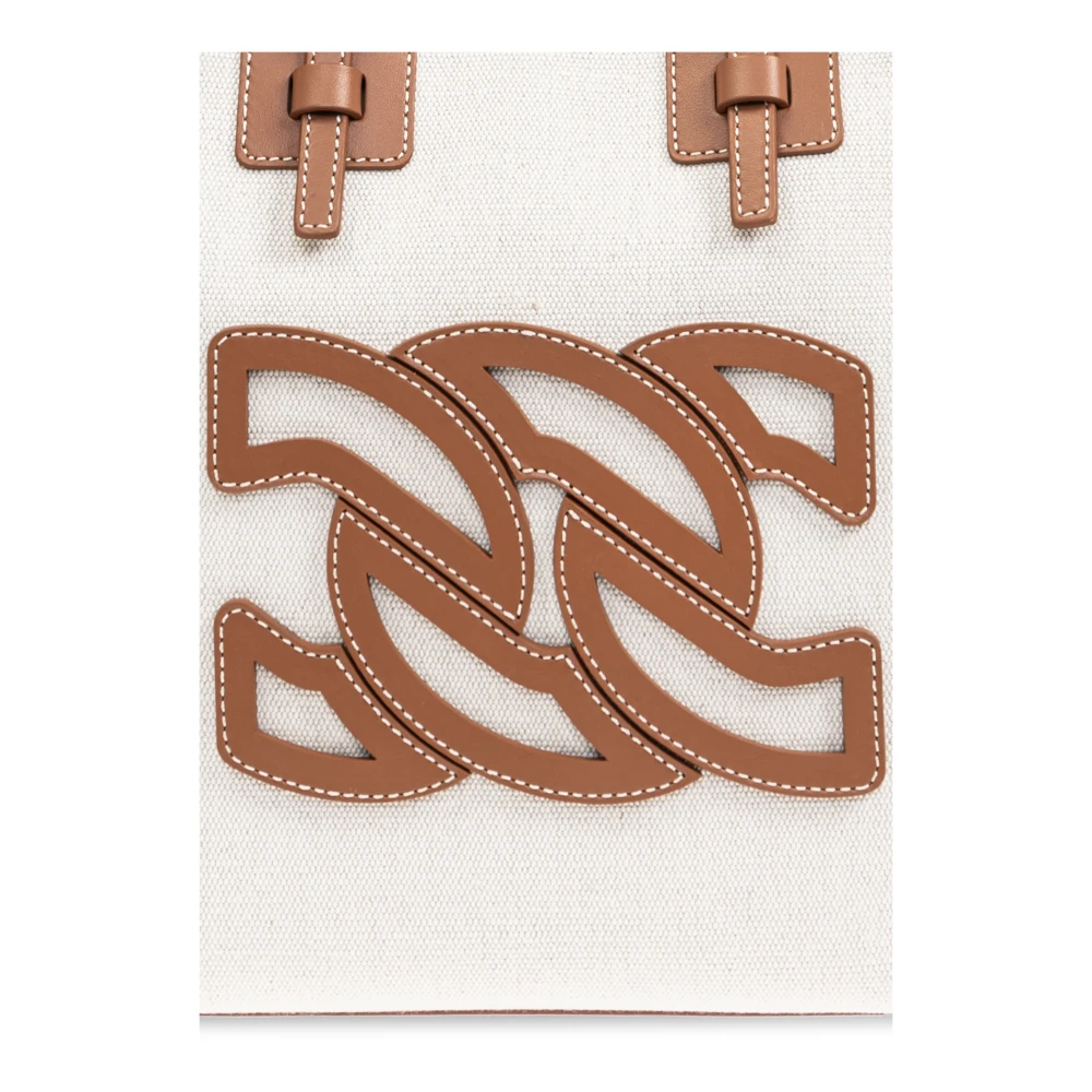 Casadei Beaurivage Mini shopper tas Beige Dames