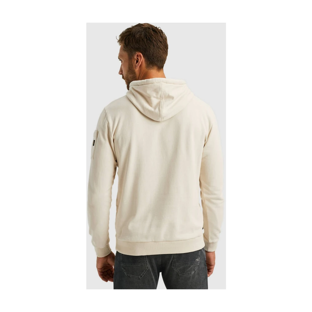 PME Legend Zachte Terry Geborstelde Hoodie Beige Heren