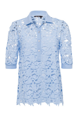chemisier-en-dentelle-style-polo-avec-camisole
