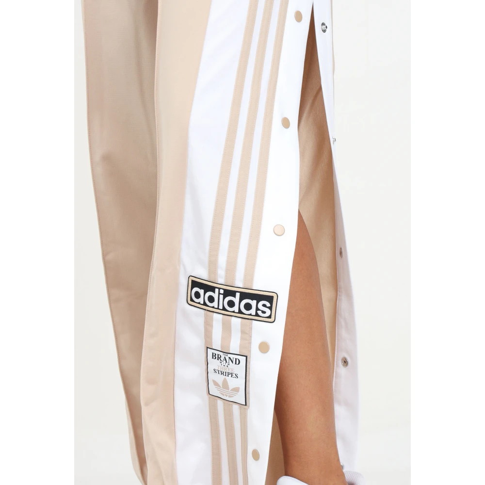 adidas Originals Beige Adibreak Trainingsbroek voor Vrouwen Beige Dames