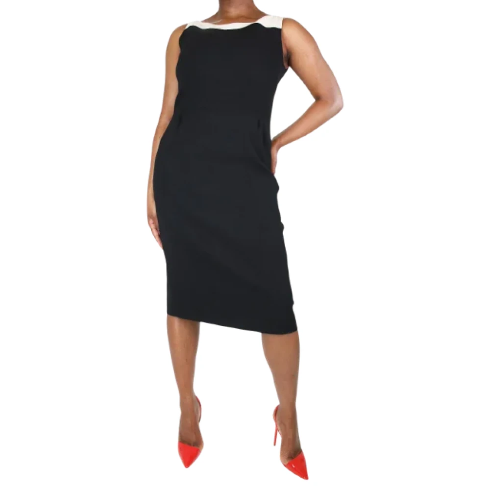 Givenchy Pre-owned Wool dresses Black Dames