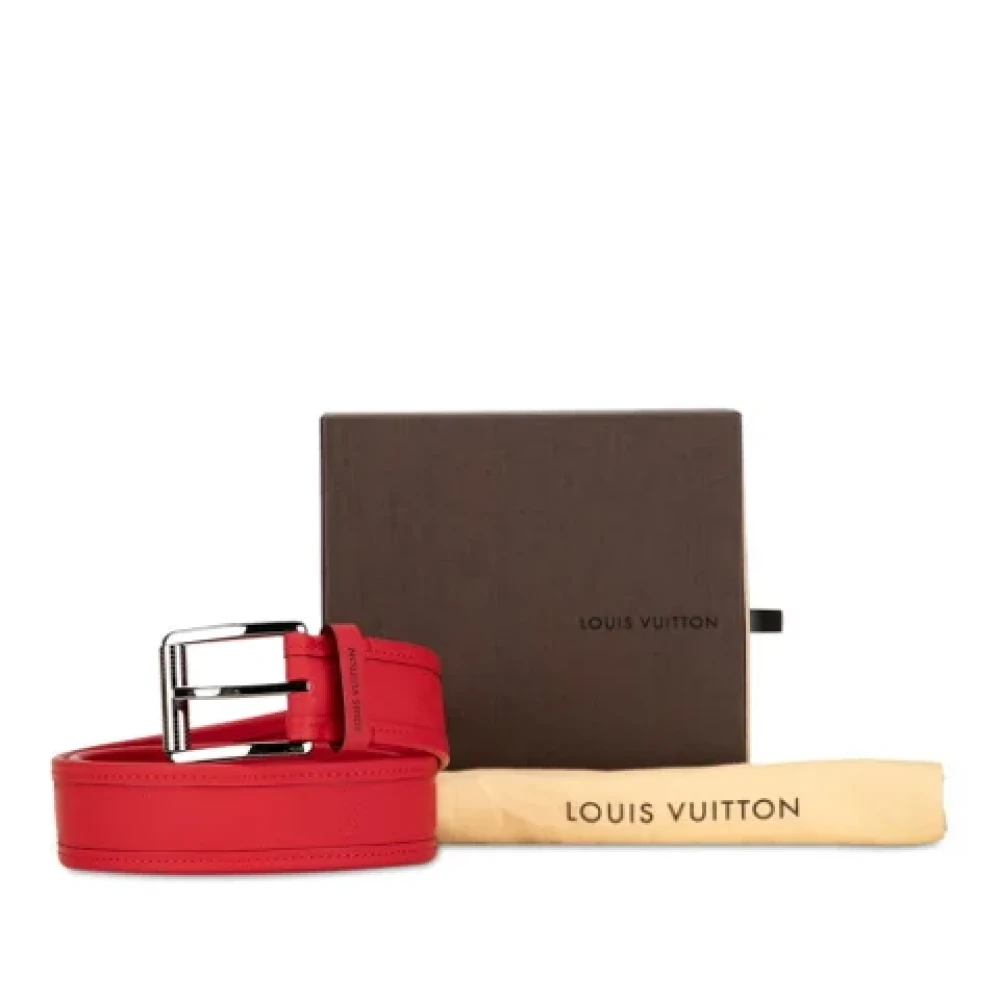 Louis Vuitton Vintage Pre-owned Rubber belts Red Dames