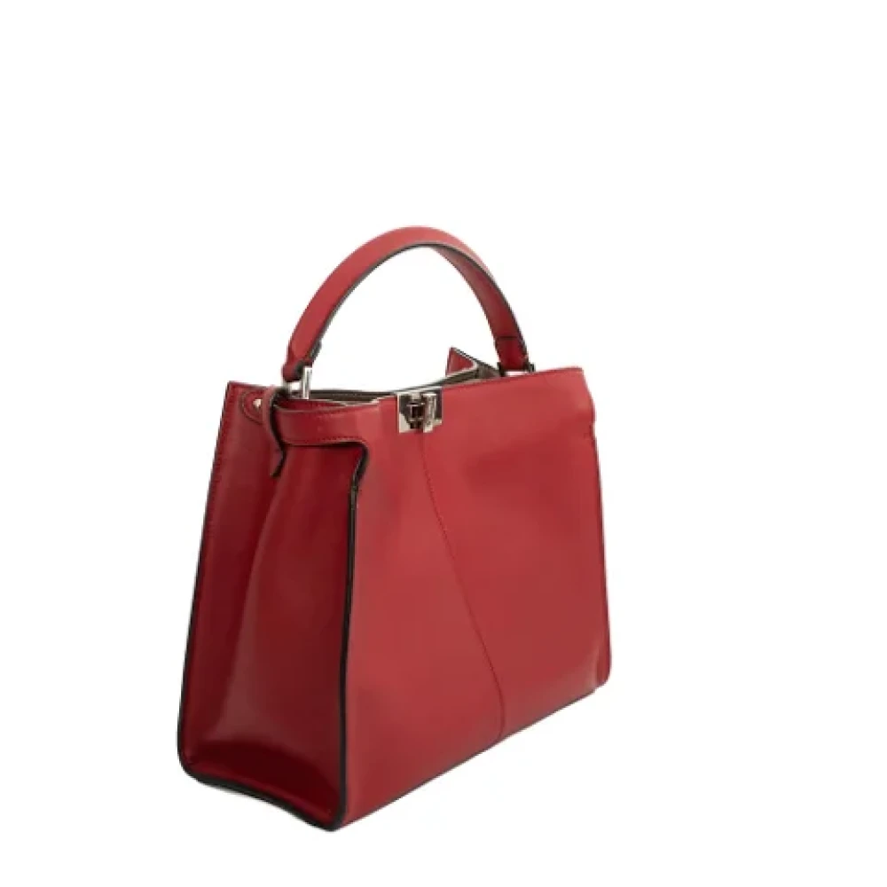 Fendi Vintage Pre-owned Leather fendi-bags Red Dames