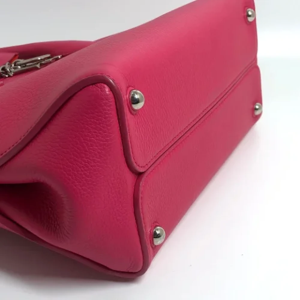 Dior Vintage Pre-owned Leather dior-bags Pink Dames