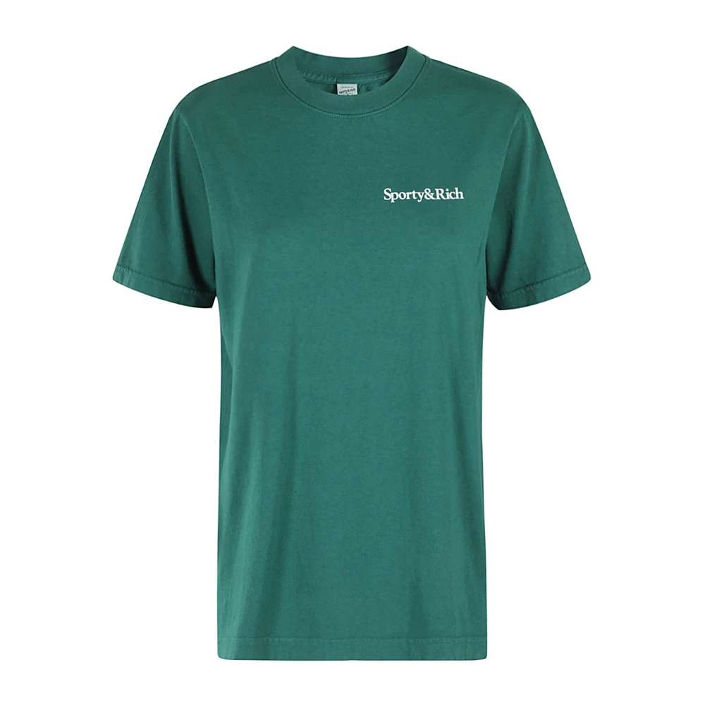 Sporty & Rich Gezondheid Rijkdom T-shirt Green Dames