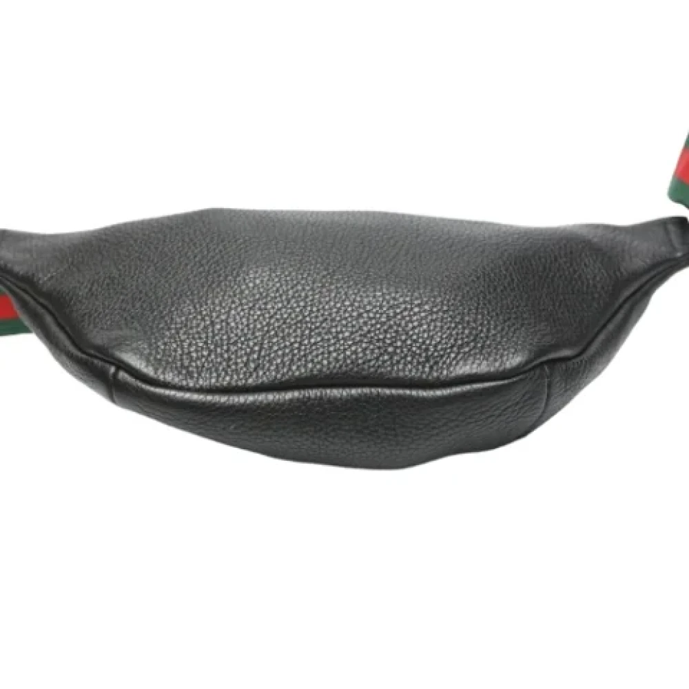 Gucci Vintage Pre-owned Leather gucci-bags Black Dames