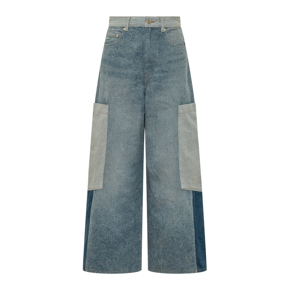 Ganni Donna Blu Jeans, W24, New,