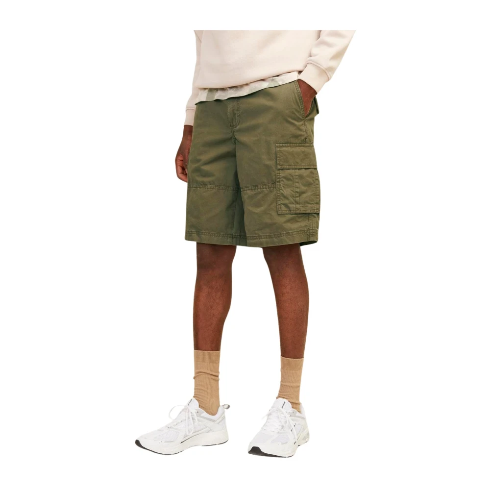 jack & jones Cargo Shorts voor Mannen Green Heren