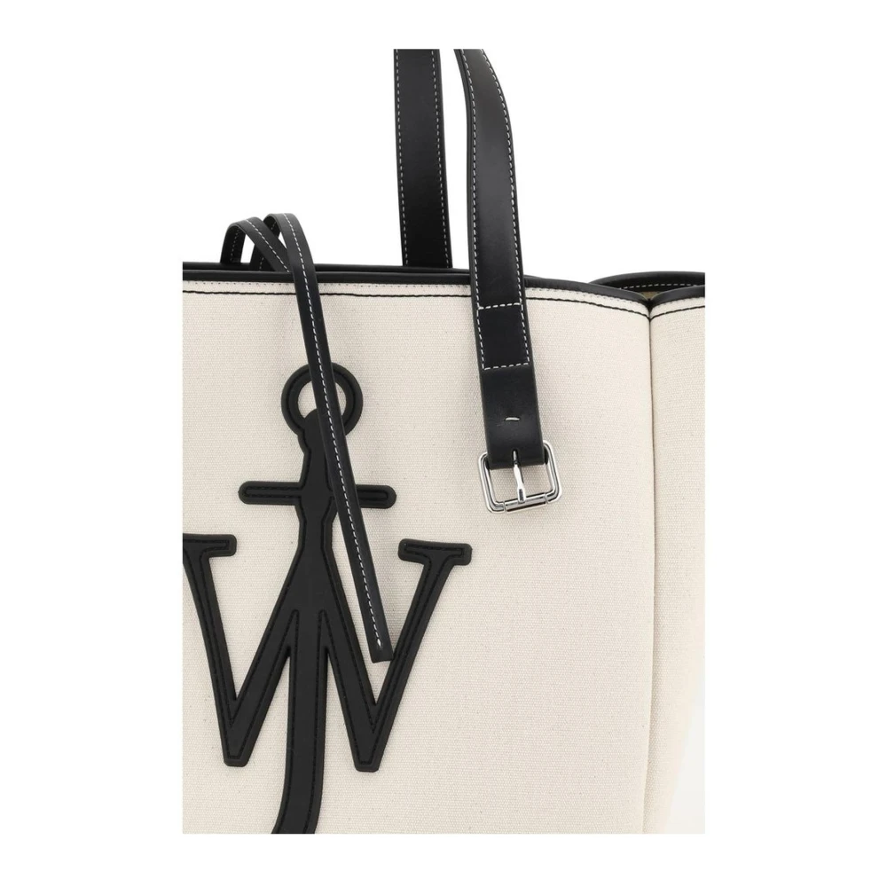 JW Anderson Moderne Logo Tote Tas met Handvatten White Dames