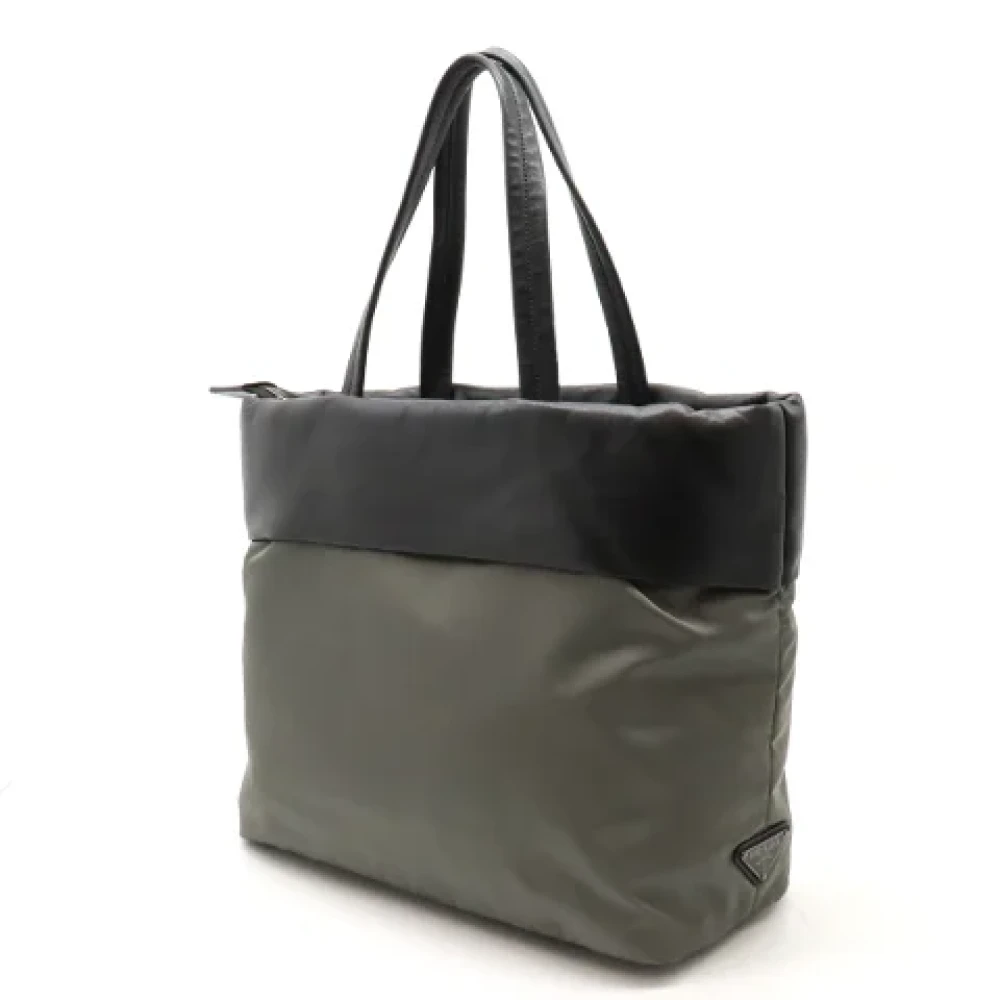 Prada Vintage Pre-owned Canvas totes Black Dames