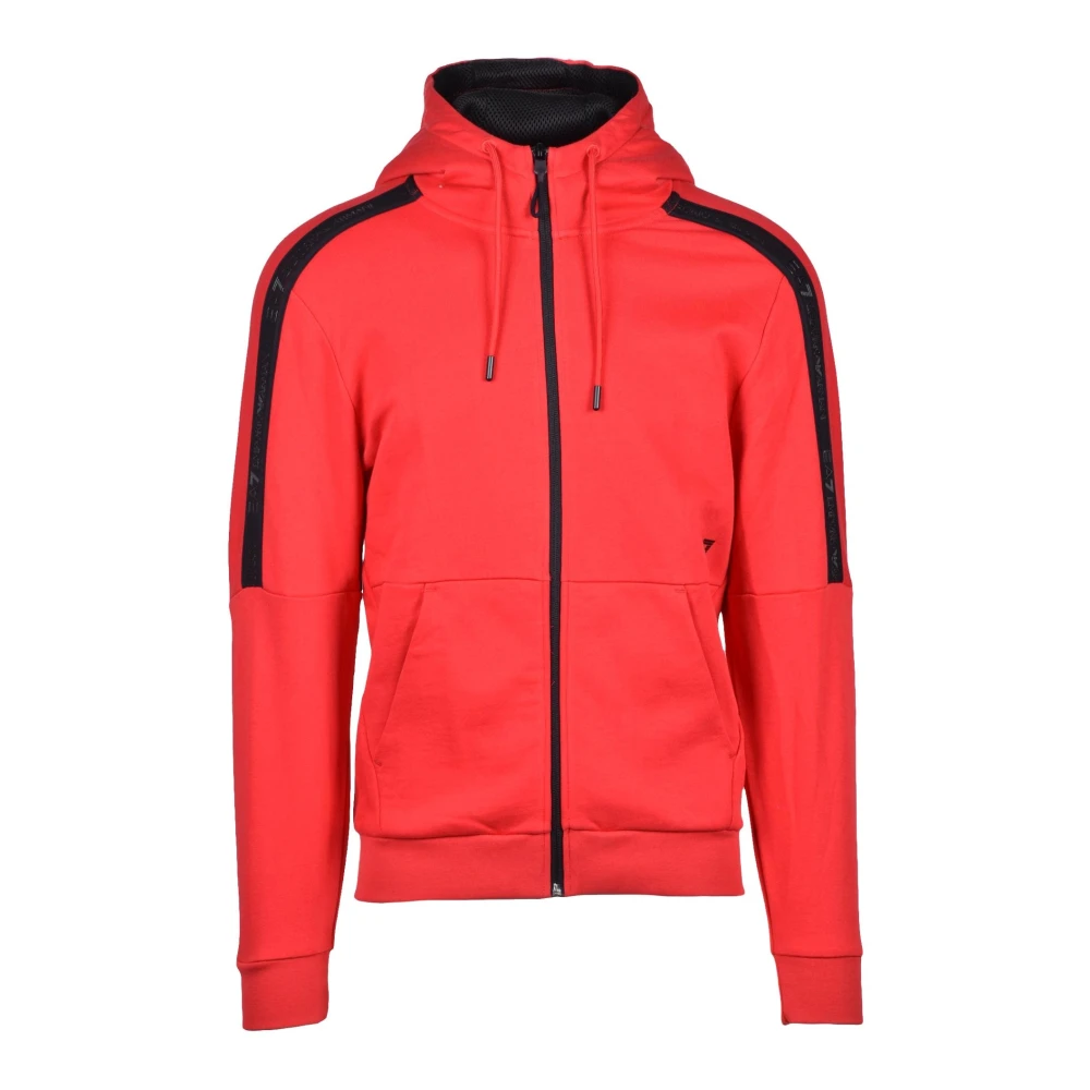 Emporio Armani EA7 Katoenen Sweatshirt Model: Felpa Red Heren