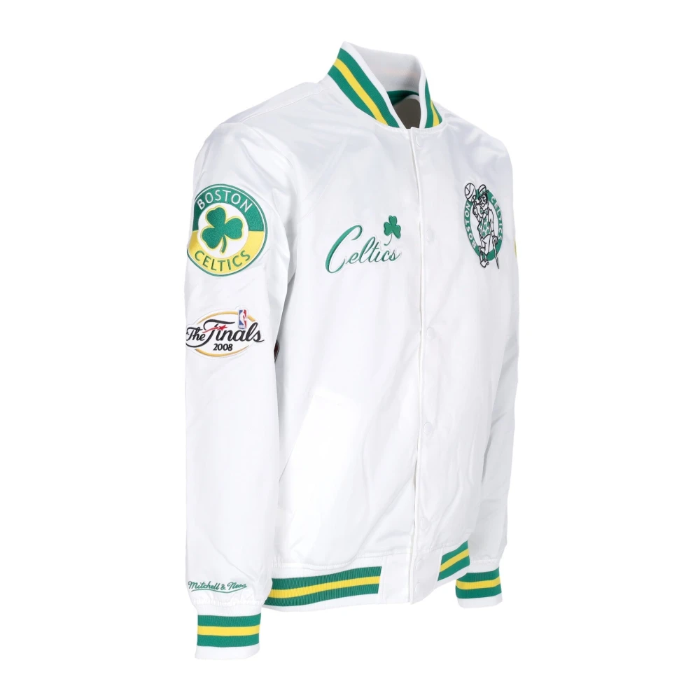 Mitchell & Ness NBA Hometown Bomberjack Wit White Heren