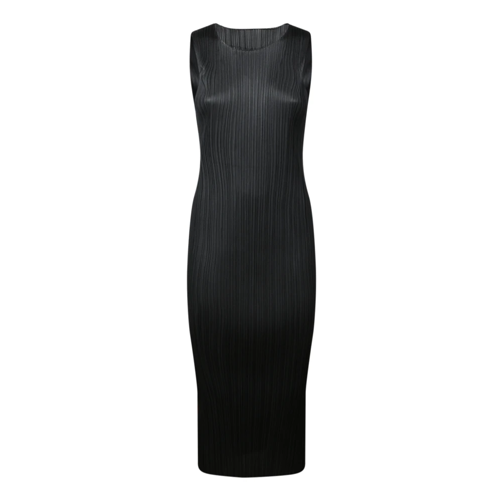 Issey Miyake Zwarte Jurk voor Vrouwen Aw24 Black Dames