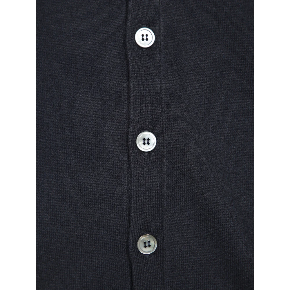 Dell'oglio Blauwe Cardigan Sweater Aw24 Blue Heren