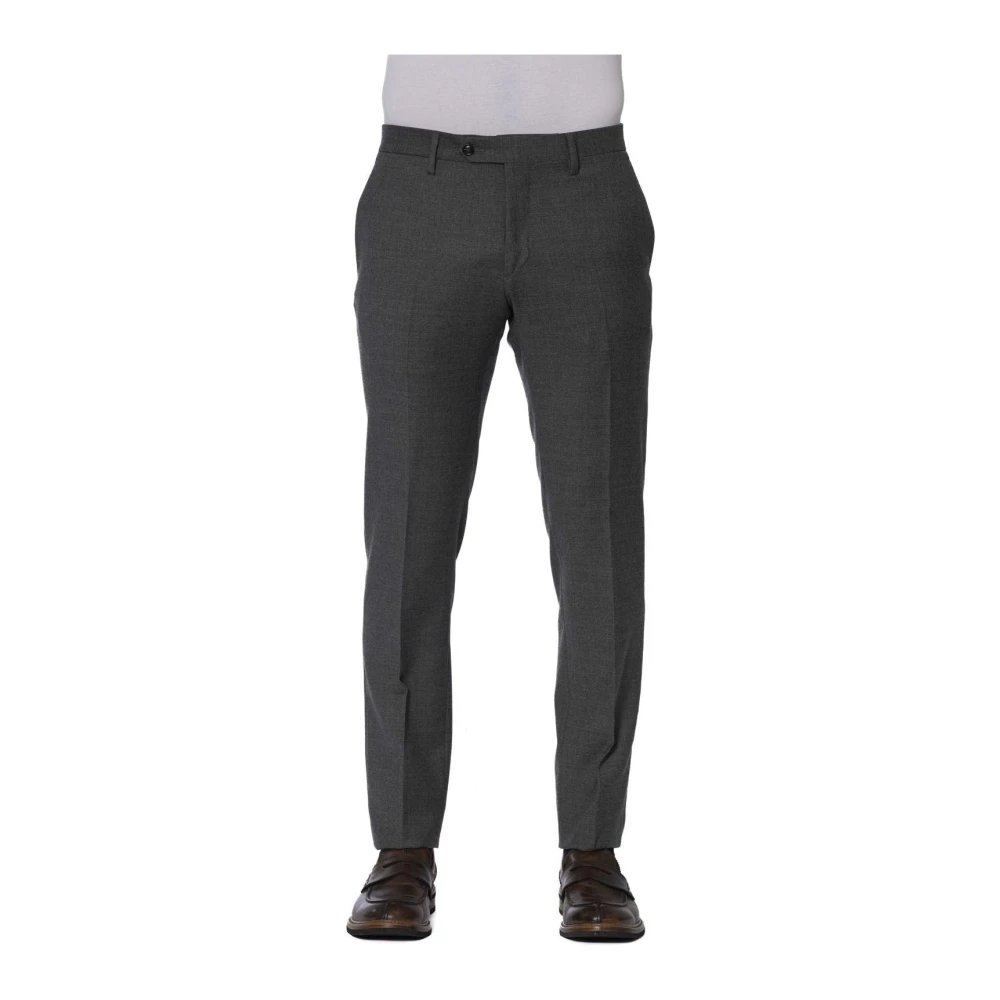 Trussardi Elegante Comfort Broek Gray Heren