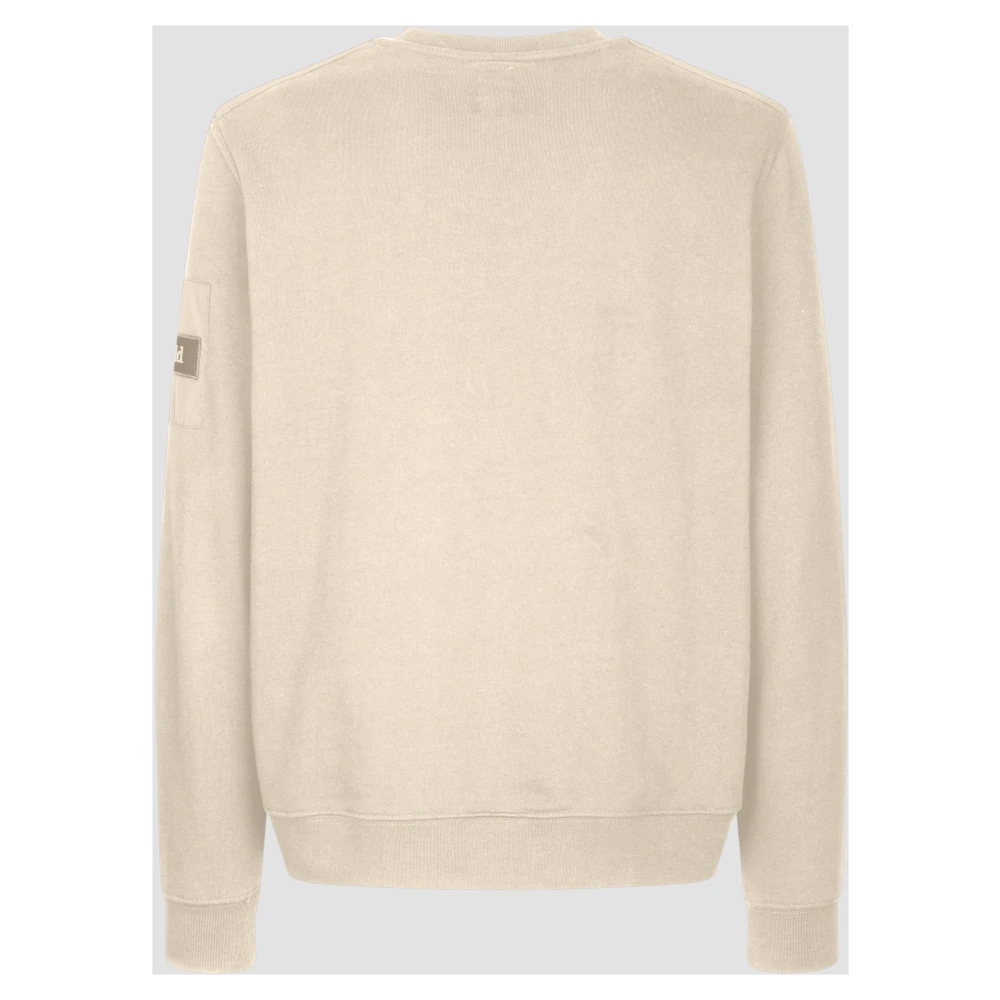 add Vest IN Katoenen Sweatshirt Beige Heren