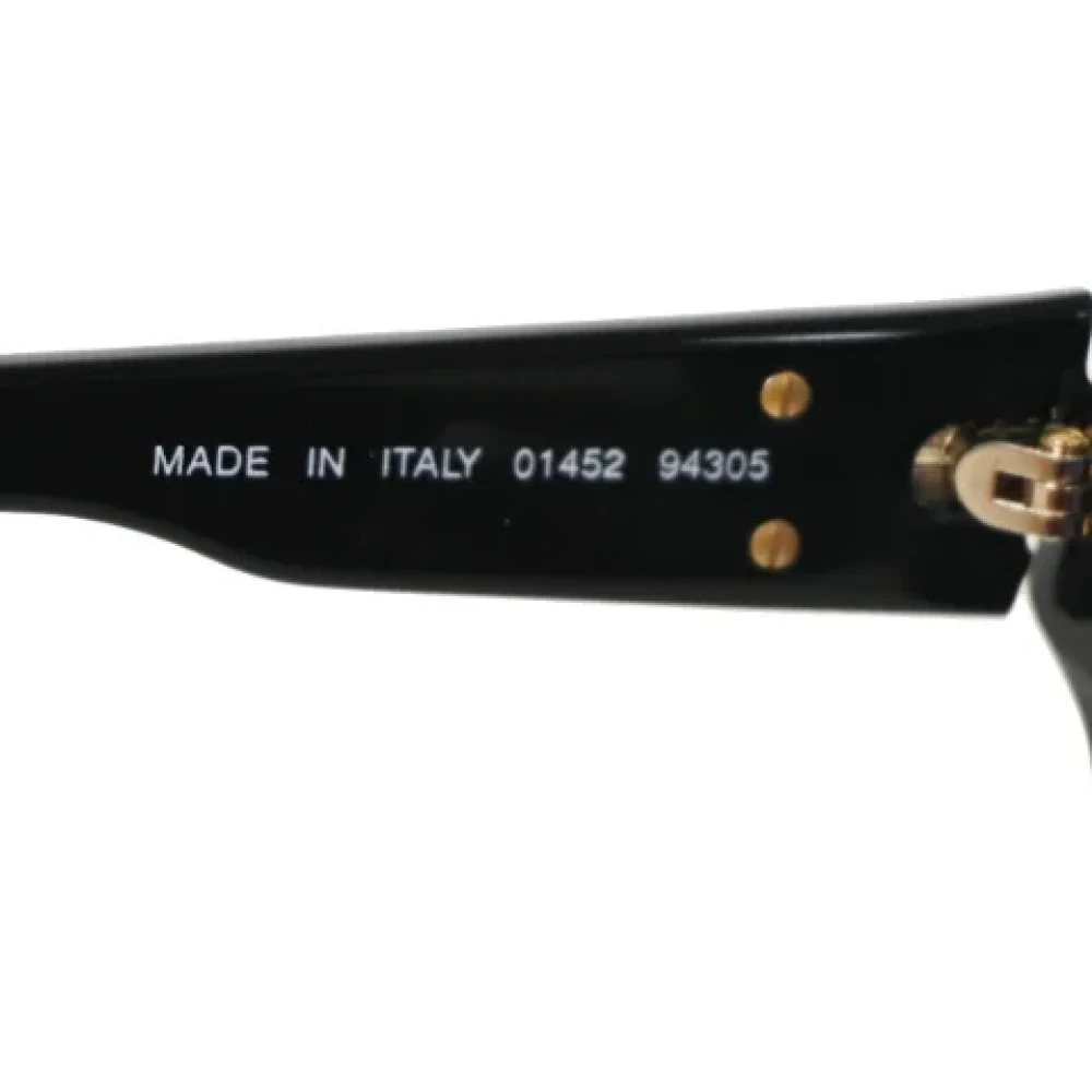 Chanel Vintage Pre-owned Plastic sunglasses Black Dames