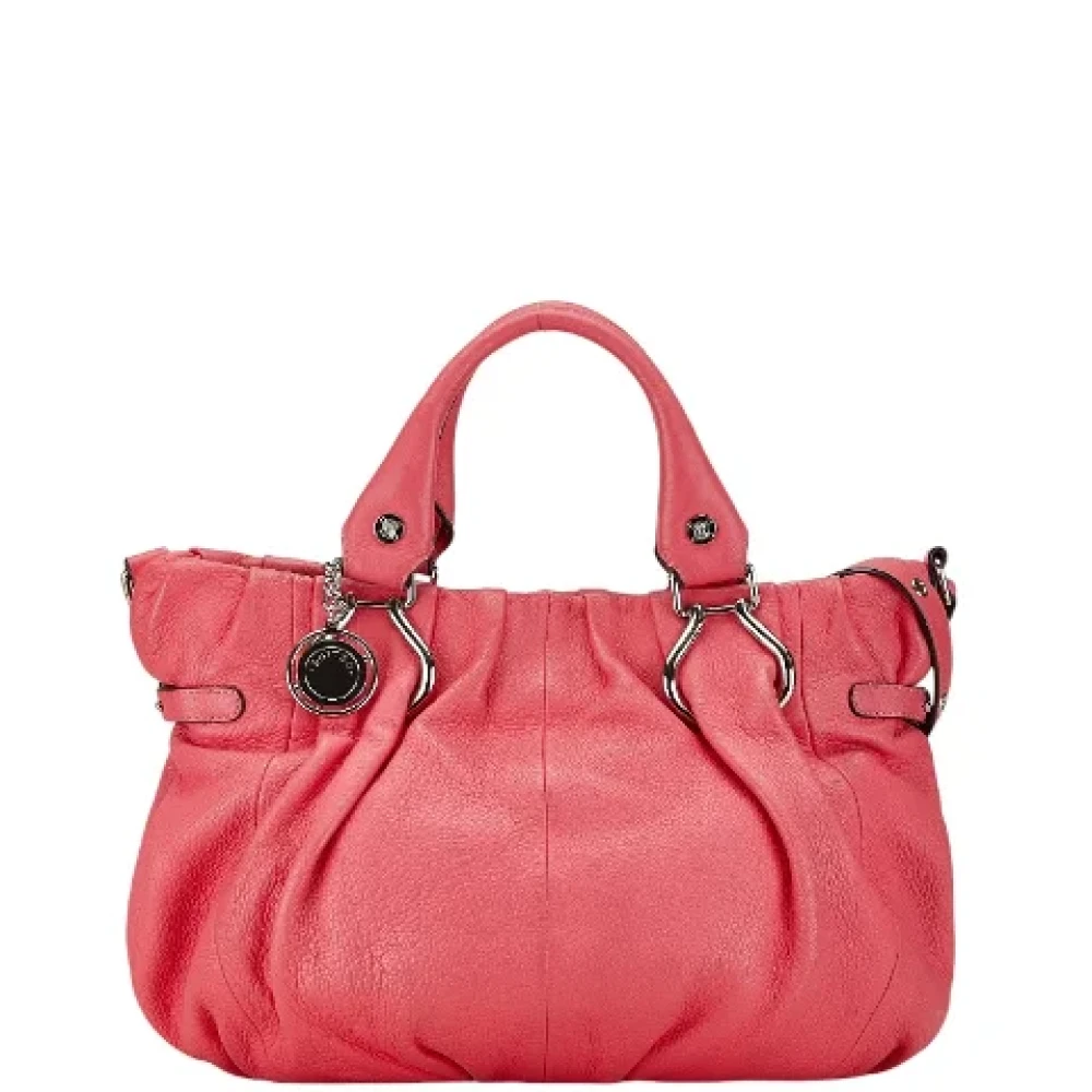 Celine Vintage Pre-owned Leather handbags Pink Dames