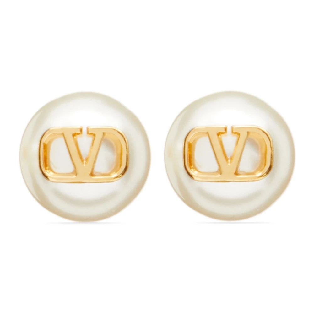 Valentino Garavani Vrouw Wit Accessoires Dames, One Size, Te Vlinder Sieraden Italië Gemaakt