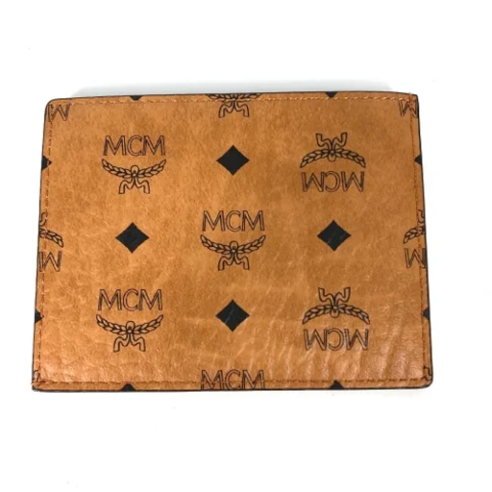 MCM Pre-owned Leather home-office Brown Dames