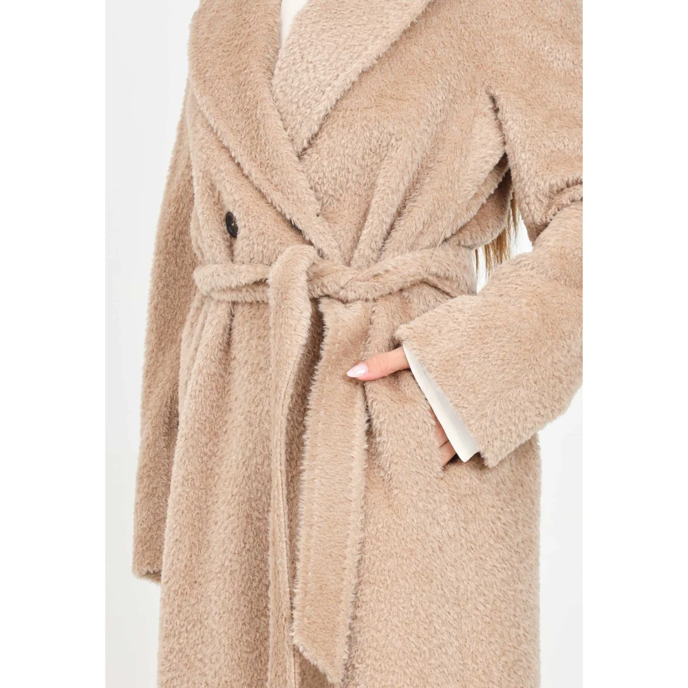 Max Mara Beige Nilo Jas voor vrouwen Beige Dames