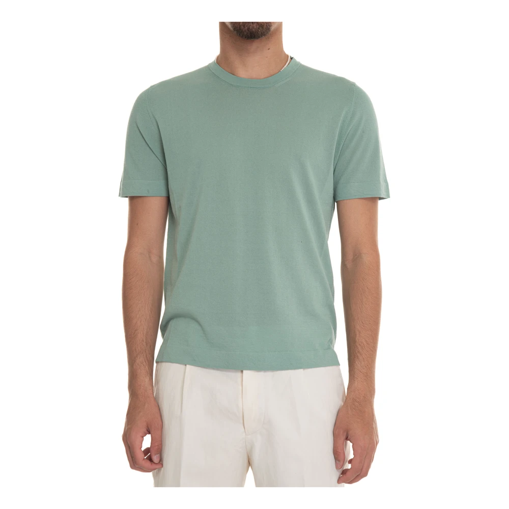 Hindustrie Crepe Jersey T-shirt Green Heren