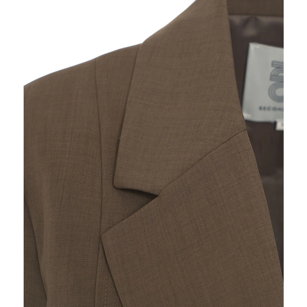 Second Female Bruine Blazer Aw24 Dameskleding Second Dames Brown Dames
