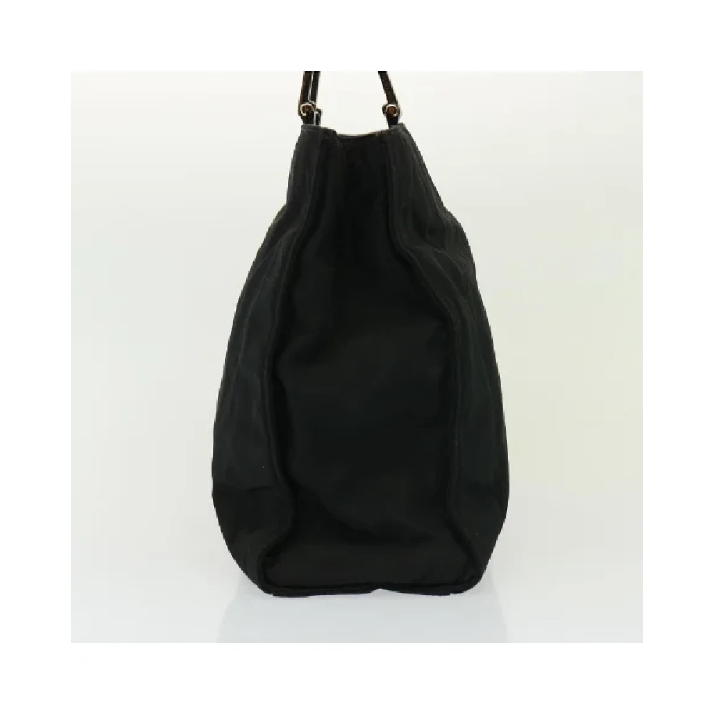 Gucci Vintage Pre-owned Nylon handbags Black Dames