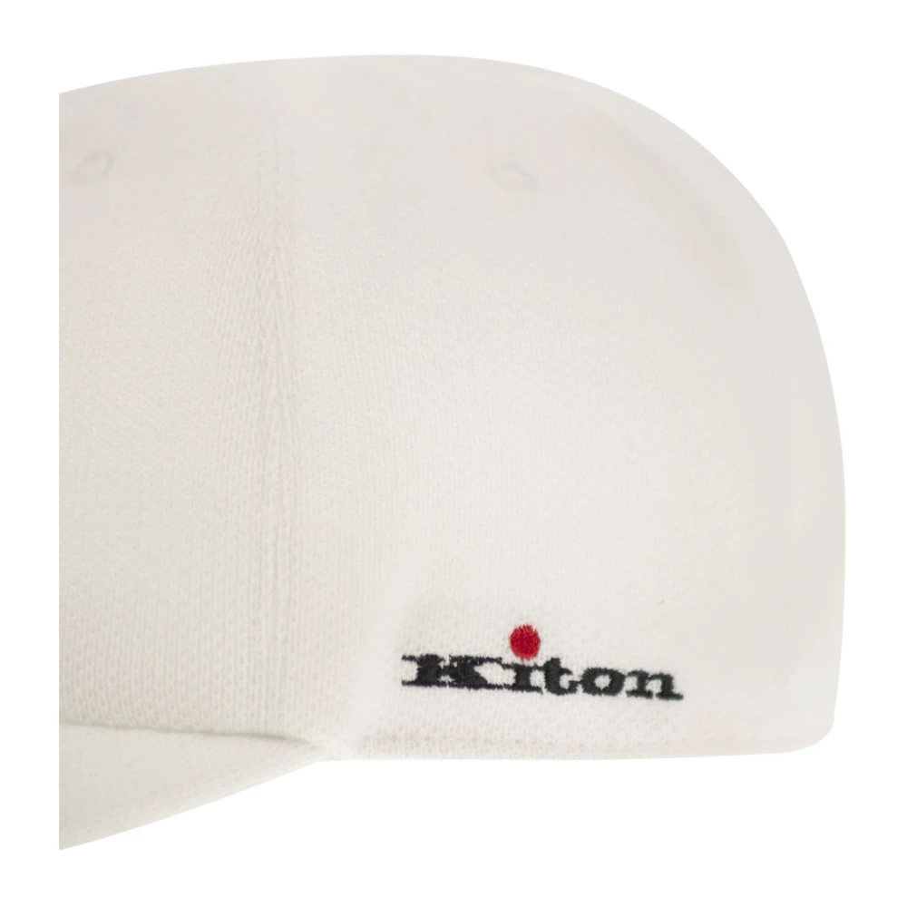 Kiton Caps White Unisex