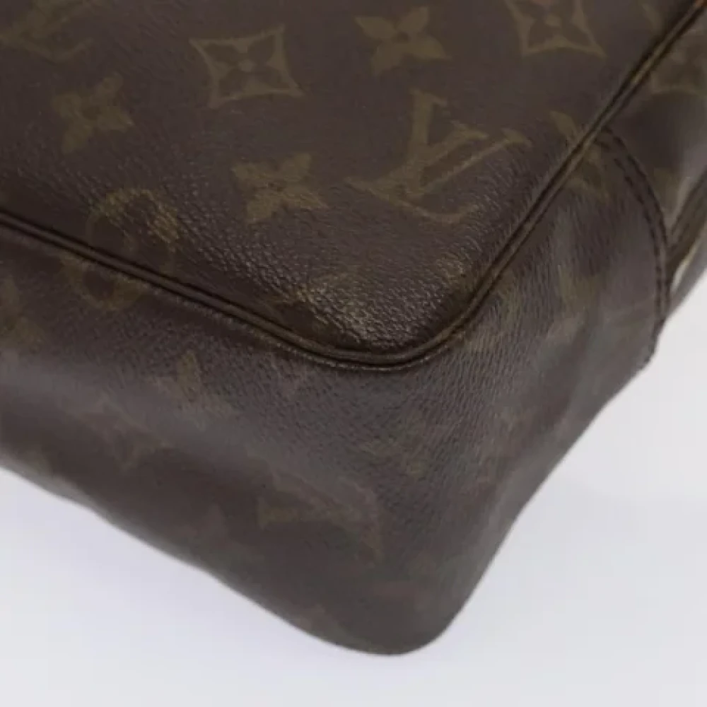 Louis Vuitton Vintage Pre-owned Canvas clutches Brown Dames