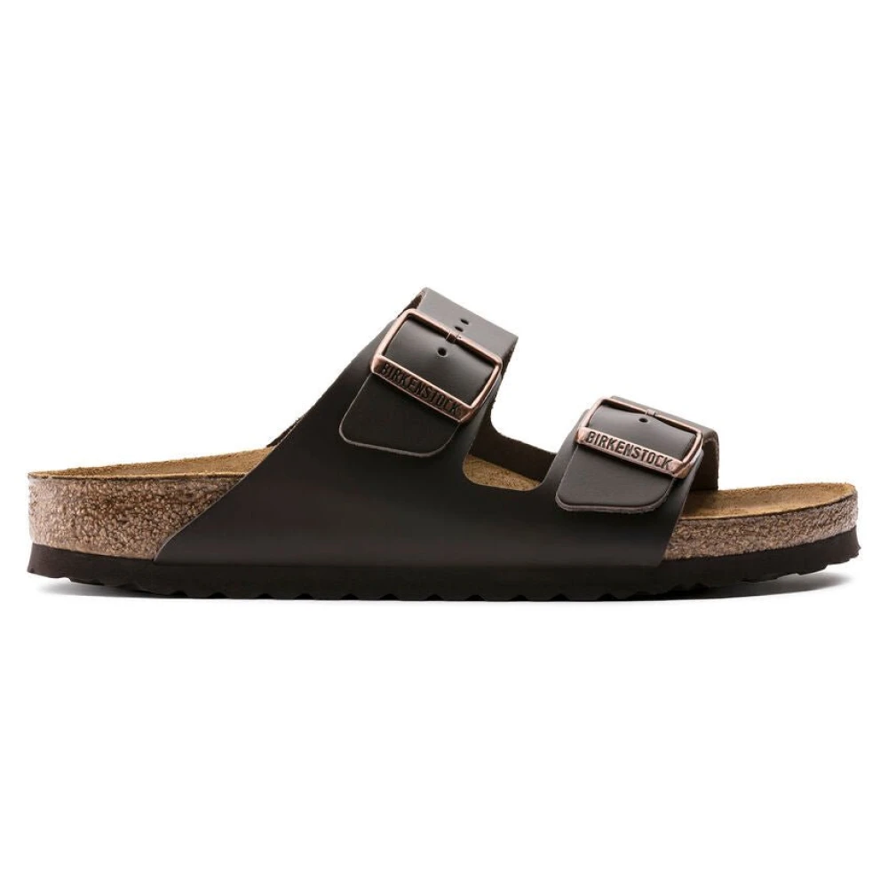 Birkenstock Klassiskt Läder Dam Sandal Brown, Dam