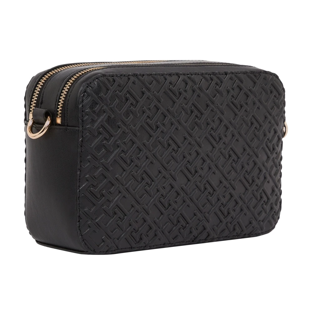 Tommy Hilfiger Zwarte Cross Body Cameratas Black Dames