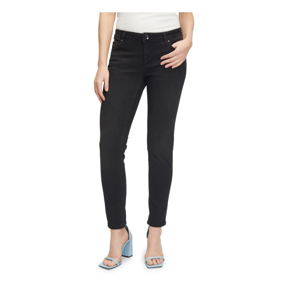 Betty & Co Klassieke Slim Fit Jeans Black Dames
