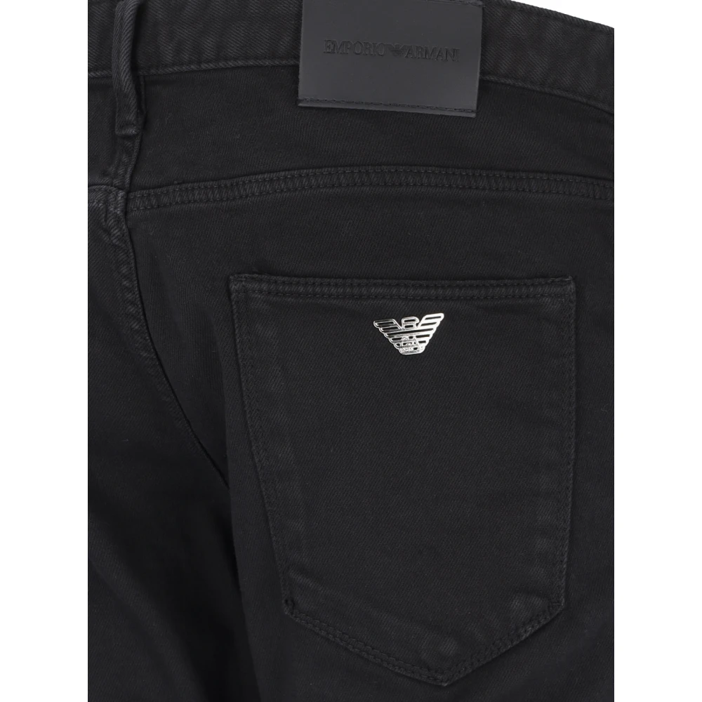 Emporio Armani Zwarte Jeans van Armani Black Heren