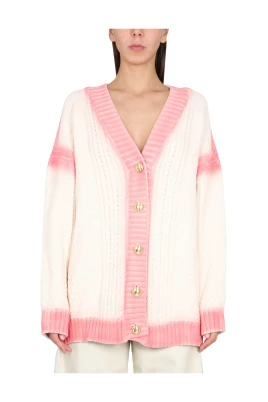 Patent Leather Effect Cardigan