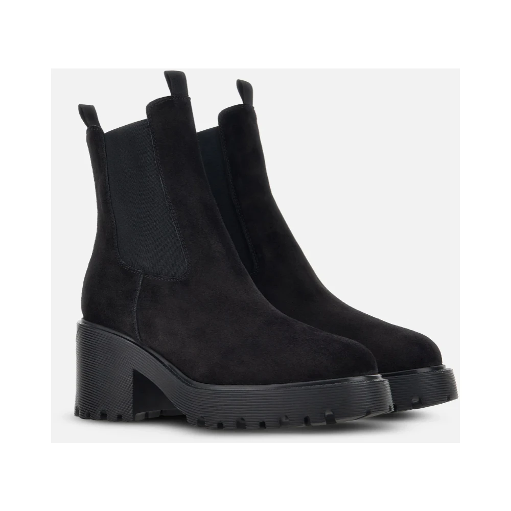 Hogan Zwarte Suède Memory Foam Haklaarzen Black Dames