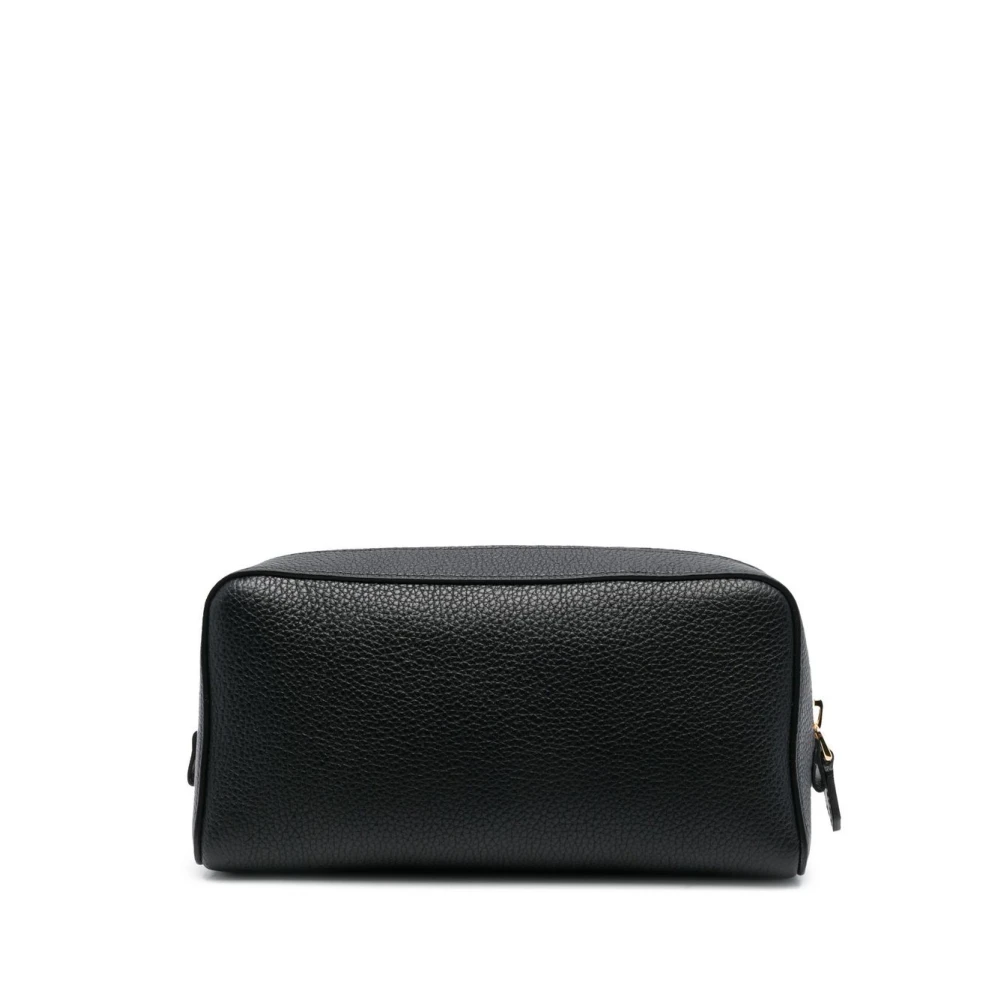 Tom Ford Zwarte Logo Toilettas Black Heren