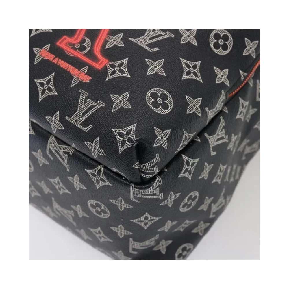 Louis Vuitton Vintage Pre-owned Coated canvas backpacks Blue Dames