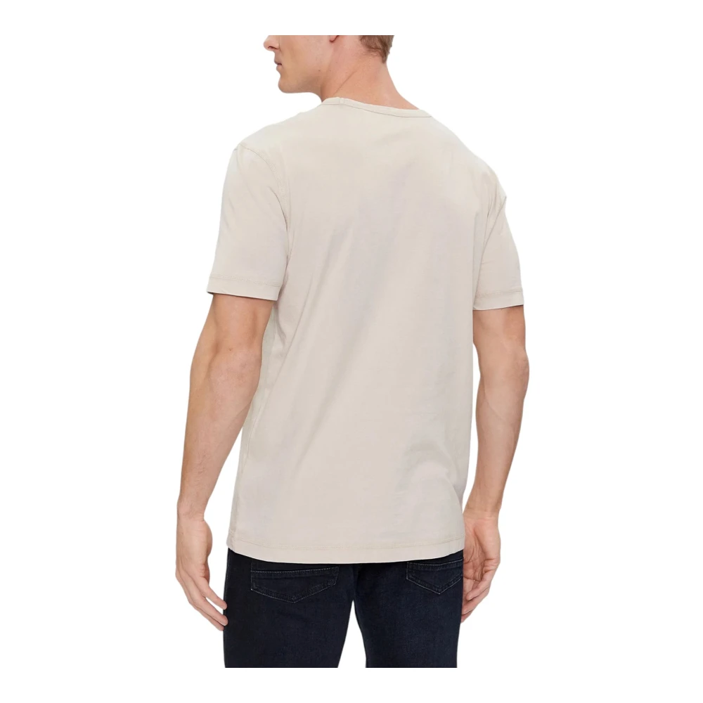 Hugo Boss Stijlvolle T-shirts voor mannen en vrouwen Beige Heren