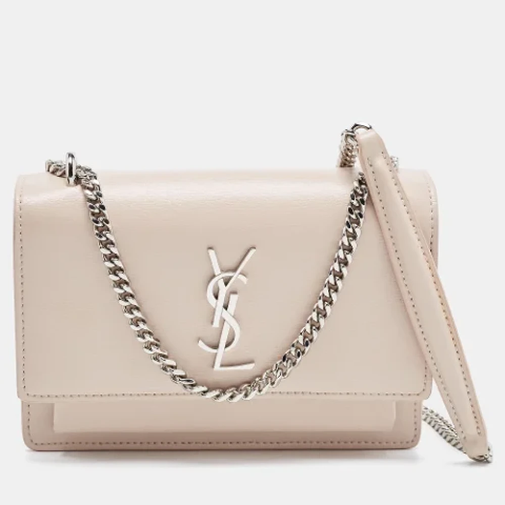 Yves Saint Laurent Vintage Pre-owned Leather wallets Pink Dames