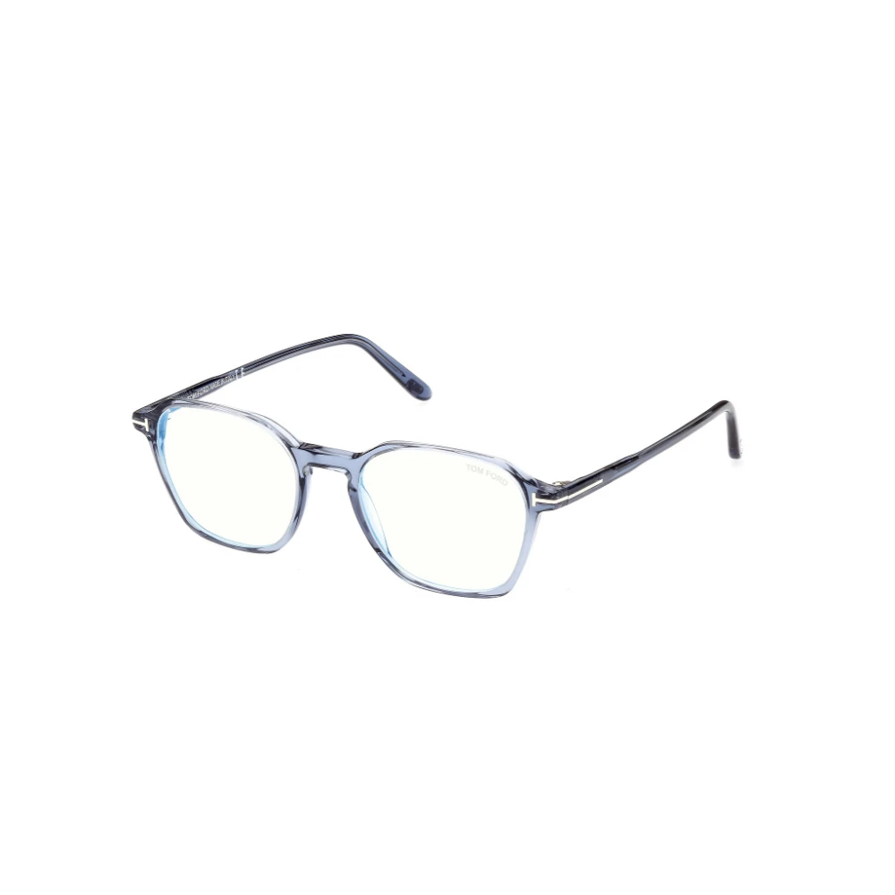 Tom Ford Vierkantig montuur bril Blue Unisex